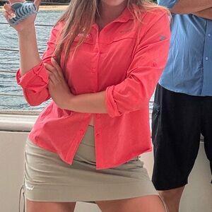 Columbia Button-Up Boating Shirt